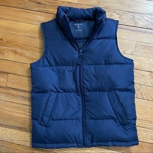 🎉4X HP🎉Lands End Navy Blue Insulated Puffer Vest